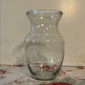 Elegant Clear Glass Vase